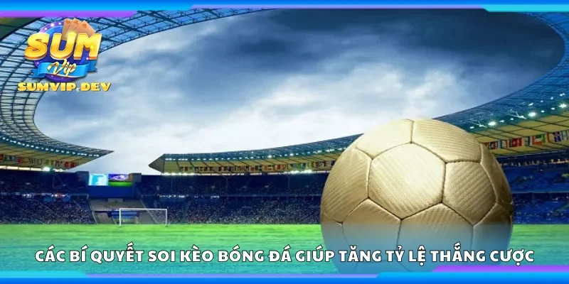 Các bí quyết soi kèo bóng đá giúp tăng tỷ lệ thắng cược