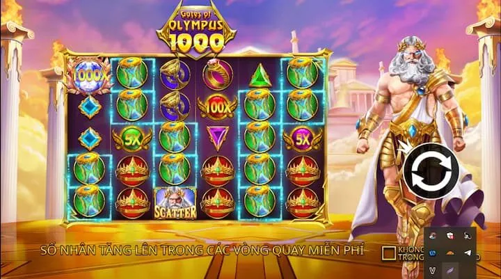 Giới thiệu slot Gate of Olympus 1000 