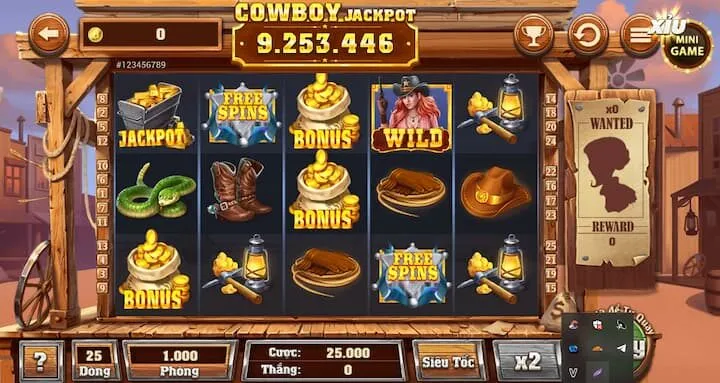 Slot game Huyền Thoại Cowboy hot 2026