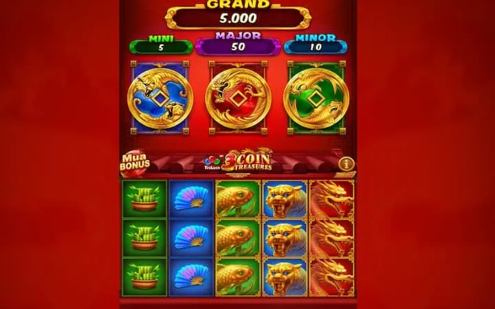 Giới thiệu slot game 3 coin treasures